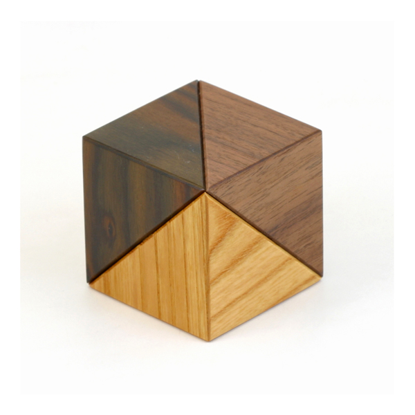 上品 からくり創作研究会 亀井明夫 立方体の箱II Cube Box II